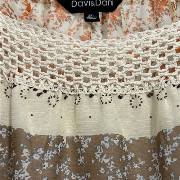 DAVI & DANI Multicolor Boho Blouse - Picture 3 of 8